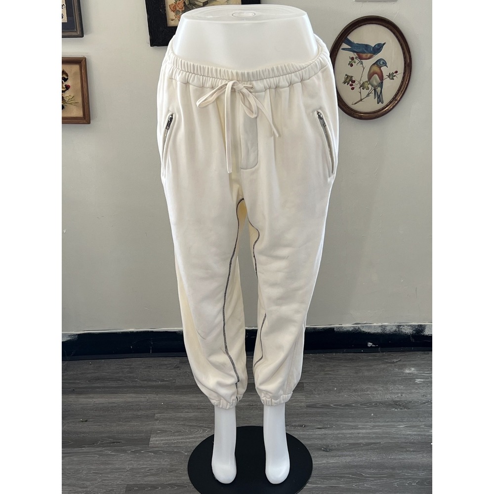 3.1 Phillip Lim Cream Drawstring Jogger Sweatpants Size 31